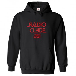 Radio Clyde 261 Unisex Classic Kids and Adults Pullover Hoodie for Music Lovers